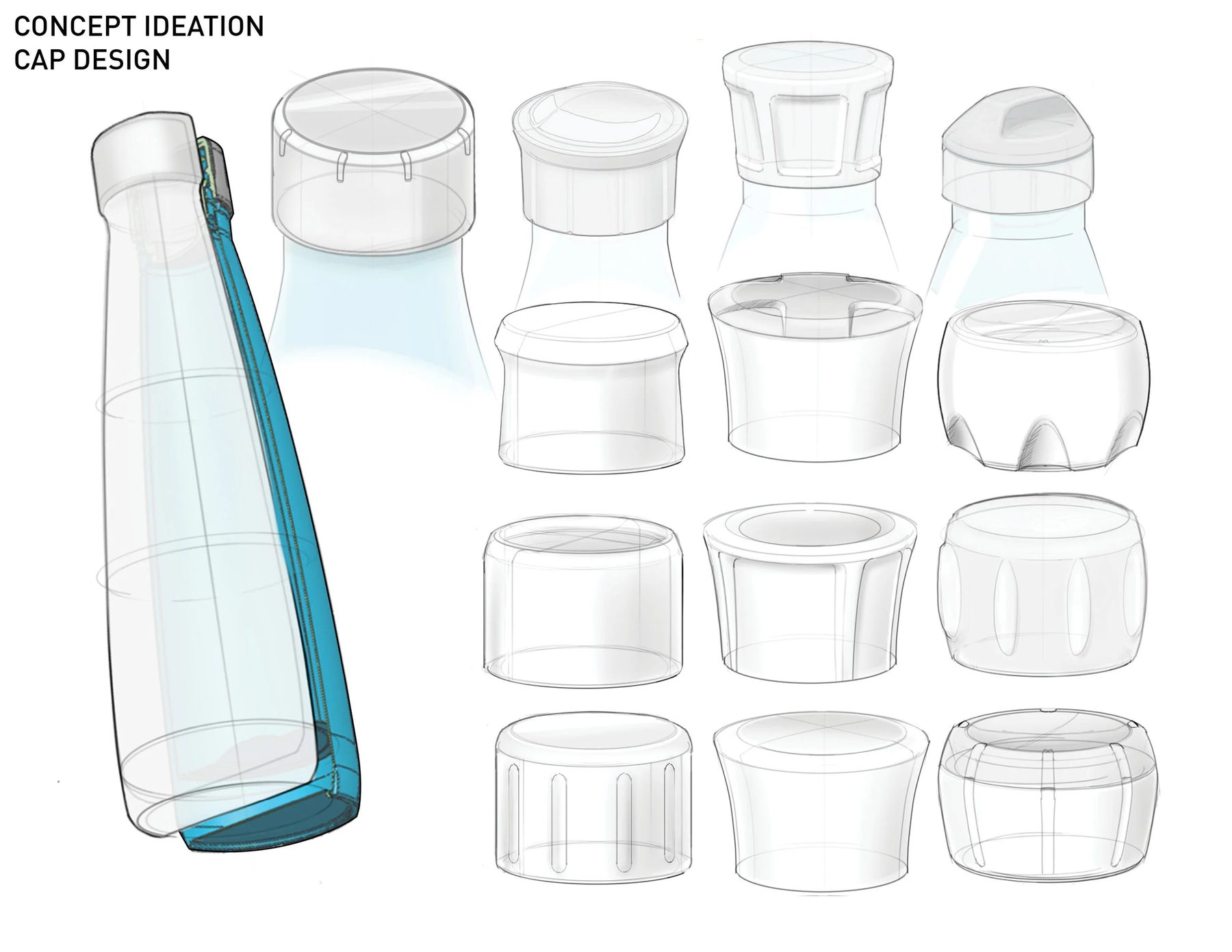 Swell Sip — CMF exploration and layout study