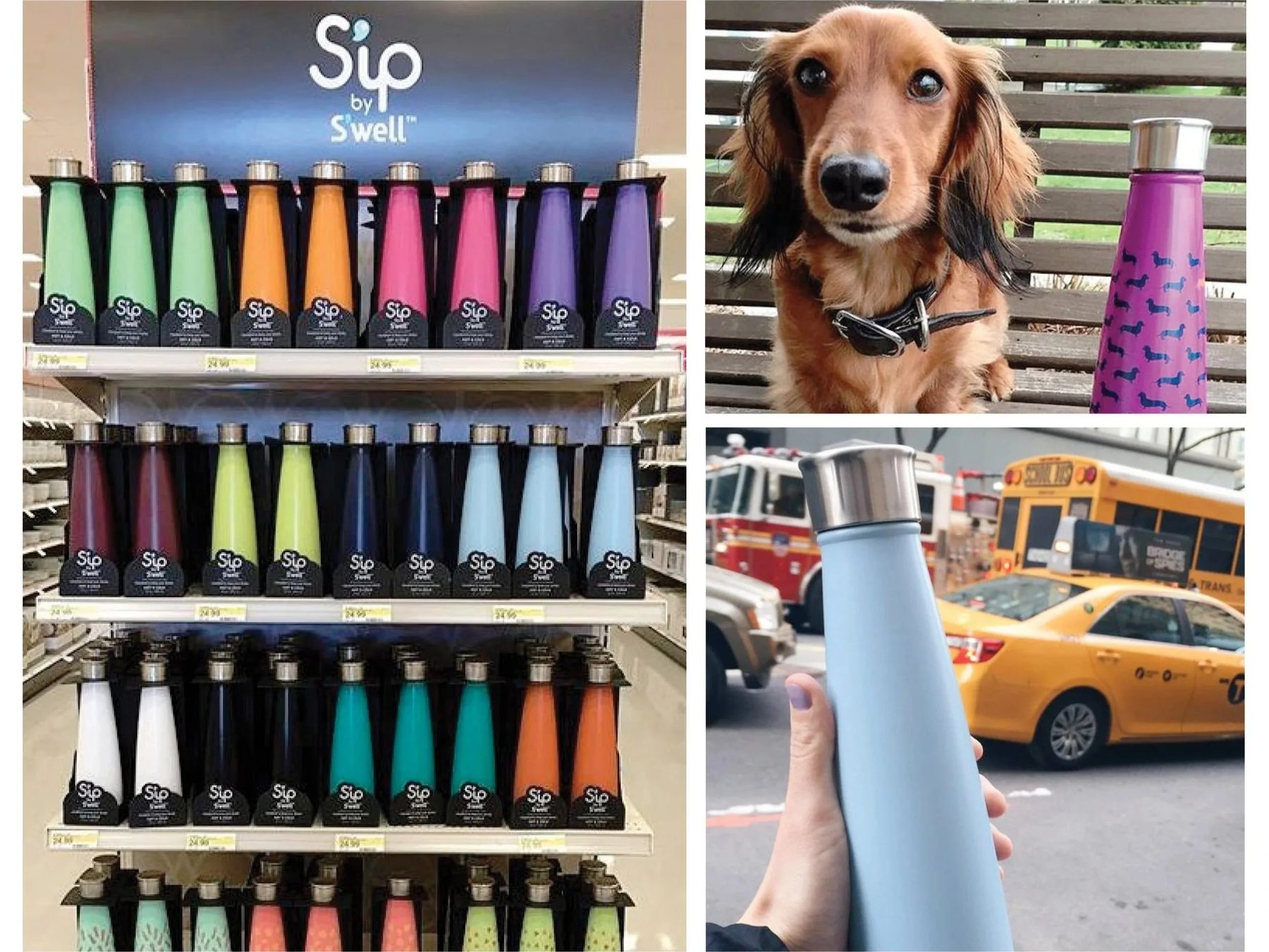 Swell Sip — closure and thread system